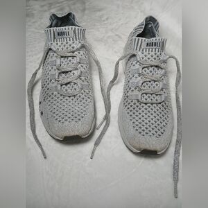 Nobull Diamond Knit Trainer Lt Gray/White Running Shoes Sneakers Mens Sz 11 US
